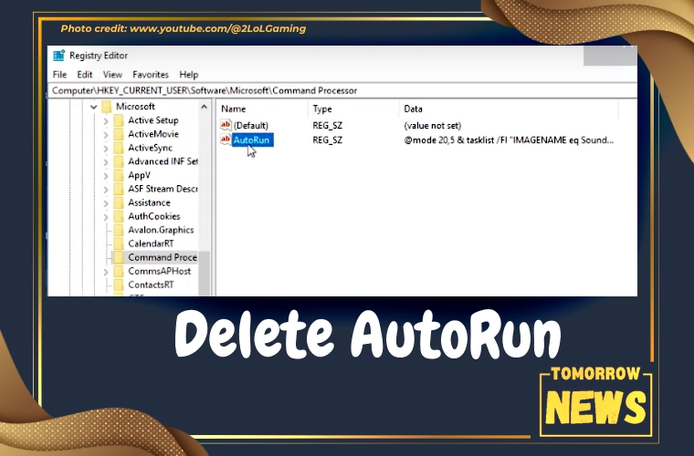 Delete-AutoRun-Fix-CMD-on-windows