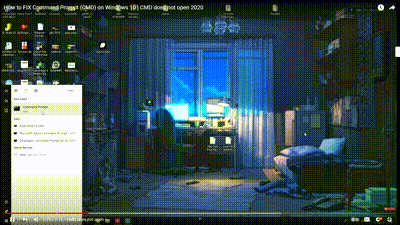 Showing the Problem to Fix CMD on windows